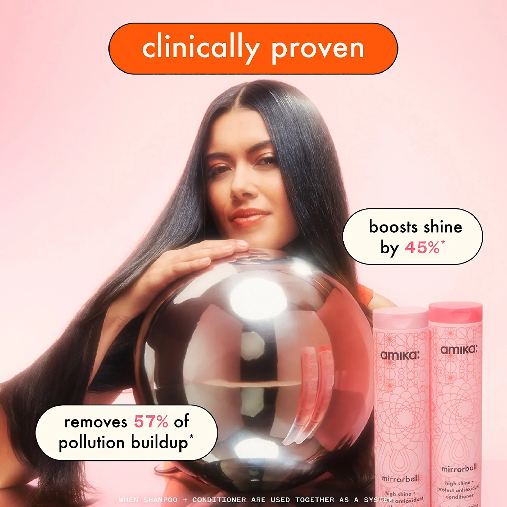 Amika Mirrorball Conditioner - 33.8oz