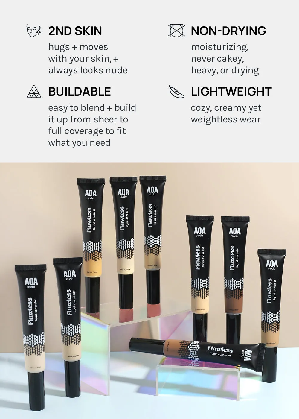 AOA Flawless Liquid Concealer