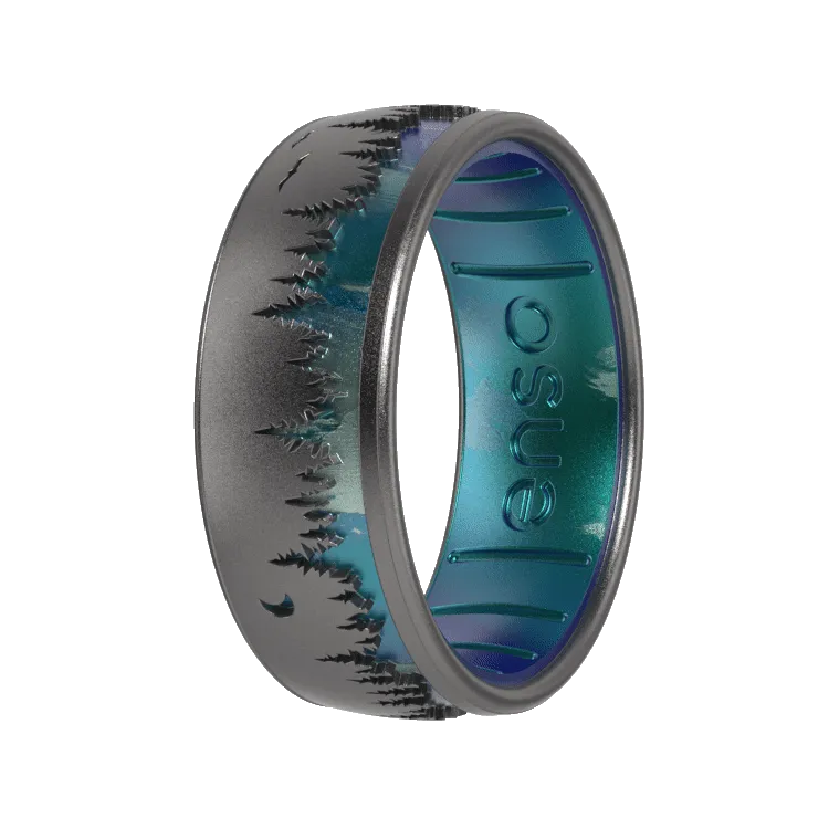 Etched Silicone Ring - Woodland