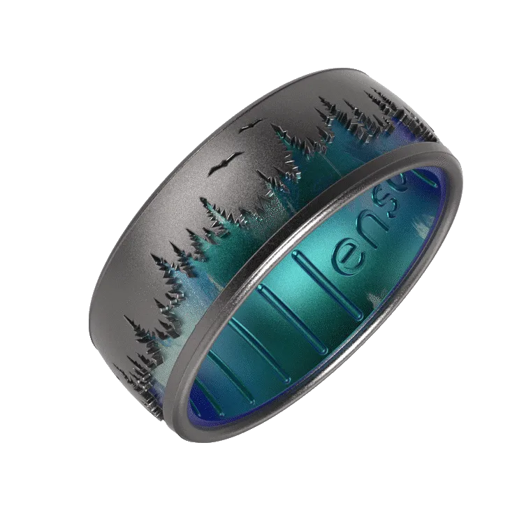 Etched Silicone Ring - Woodland