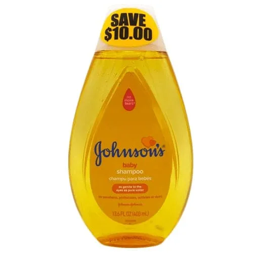 Johnson's Baby Tear Free Shampoo, No Parabens/Phthalates/Sulfates/Dyes, Fresh, 13.6 Fl Oz - 38137117730