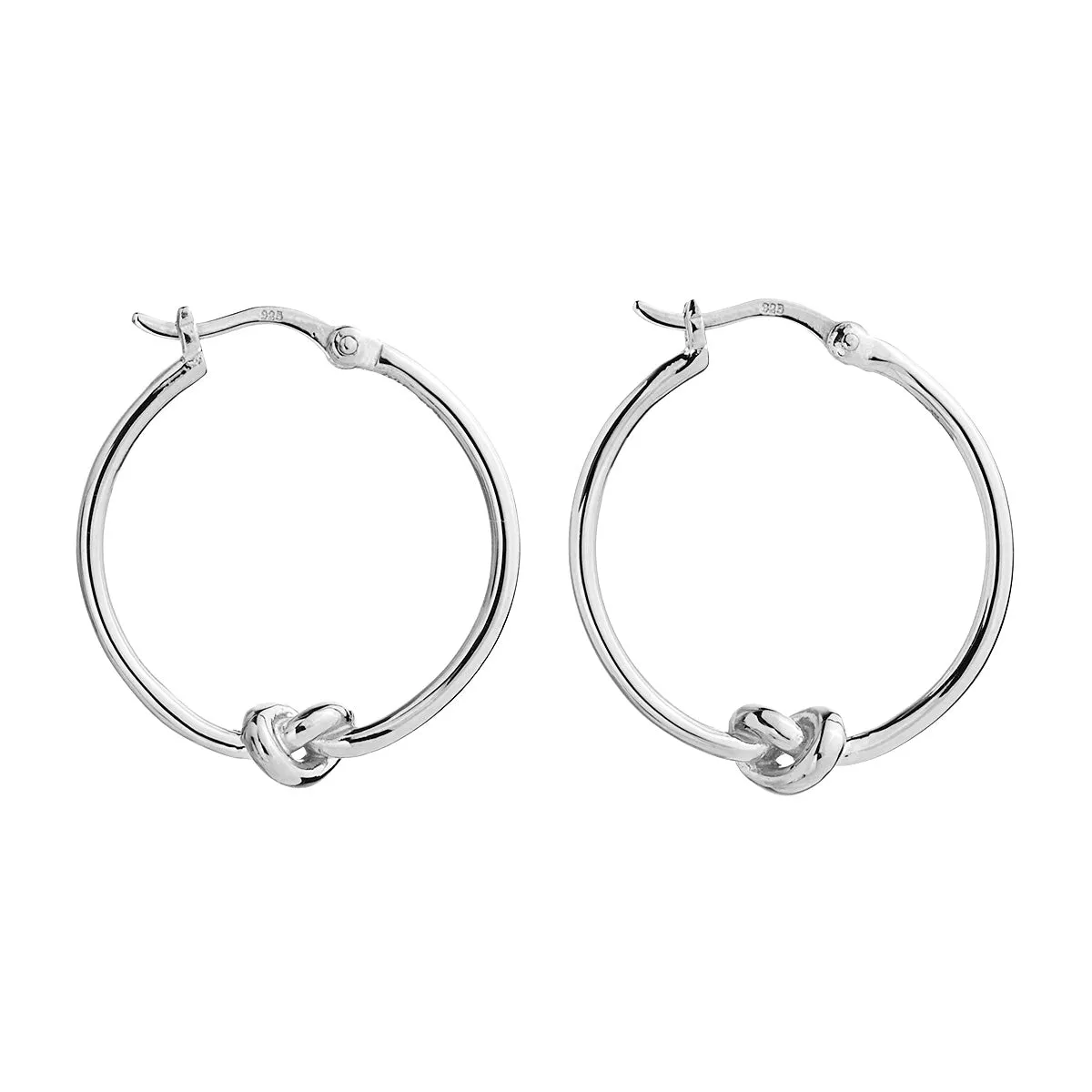 Nature’s Knot Hoop Earring | Sterling Silver