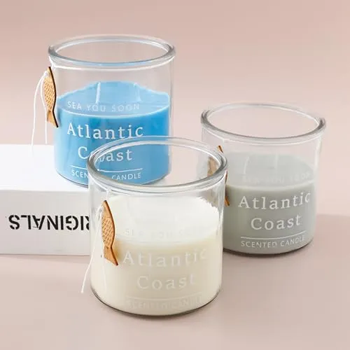 The Better Home Scented Candles (33Hrs Burn Time) Blue Water Scented Candles for Gift | Scented Candles for Home Decor | Scented Candles for Bedroom Bathroom | Home Decor Items | Aroma Candle