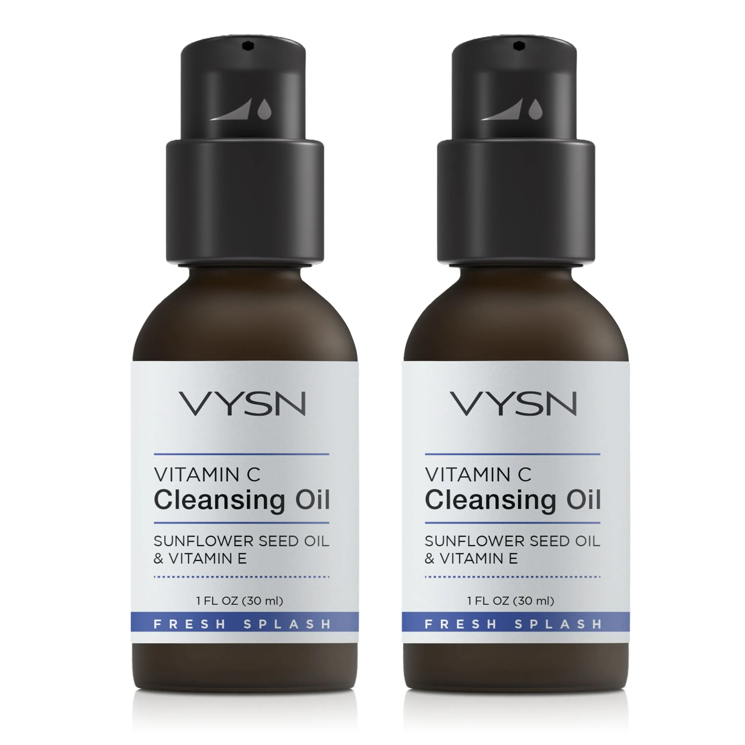 VYSN Vitamin C Cleansing Oil - Sunflower Seed Oil & Vitamin E - 2-Pack
